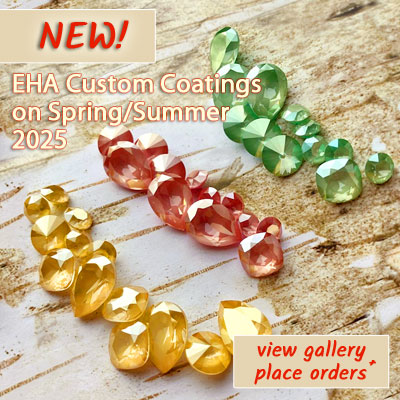 EHA Brilliance Crystals, Rhinestones and Pearls and colors for Spring-Summer 2024