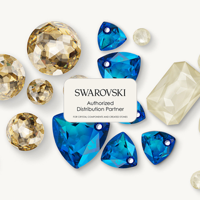 E.H. Ashley is a wholesaler and authorized distribution partner of Swarovski Crystals and Swarovski Components
