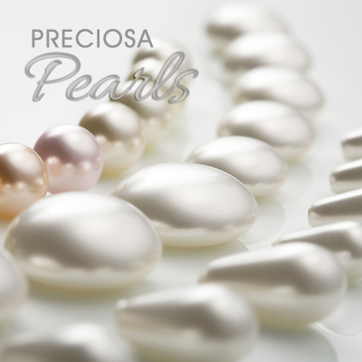 Preciosa Nacre Pearls available at E.H. Ashley Authorized Partner Silver