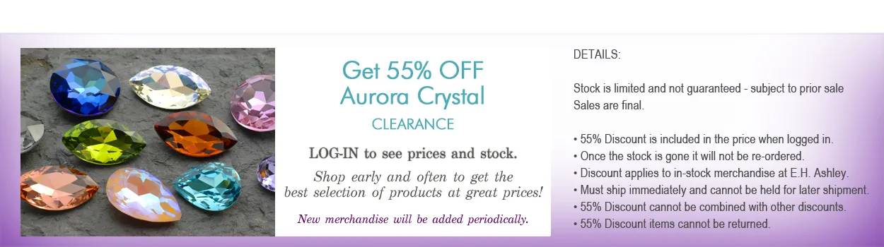 55% Off Aurora Crystal